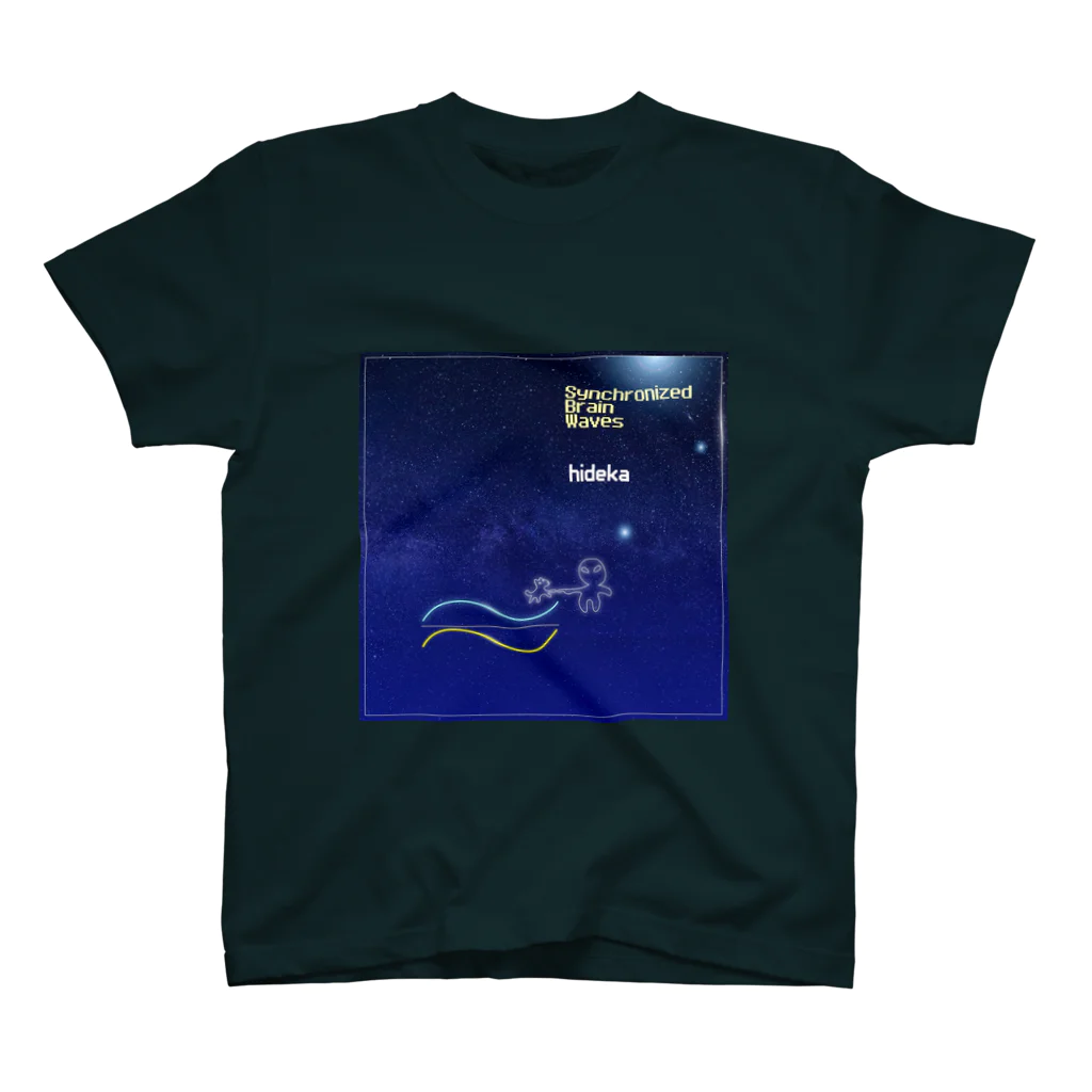 hidekaMusicのSynchronized Brain Waves スタンダードTシャツ