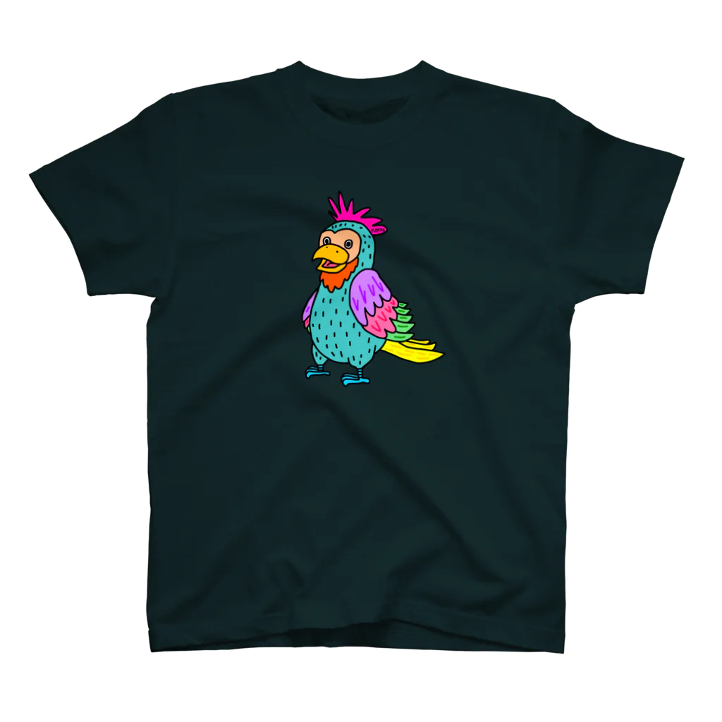 FLOCKEの色とり鳥くん スタンダードTシャツ