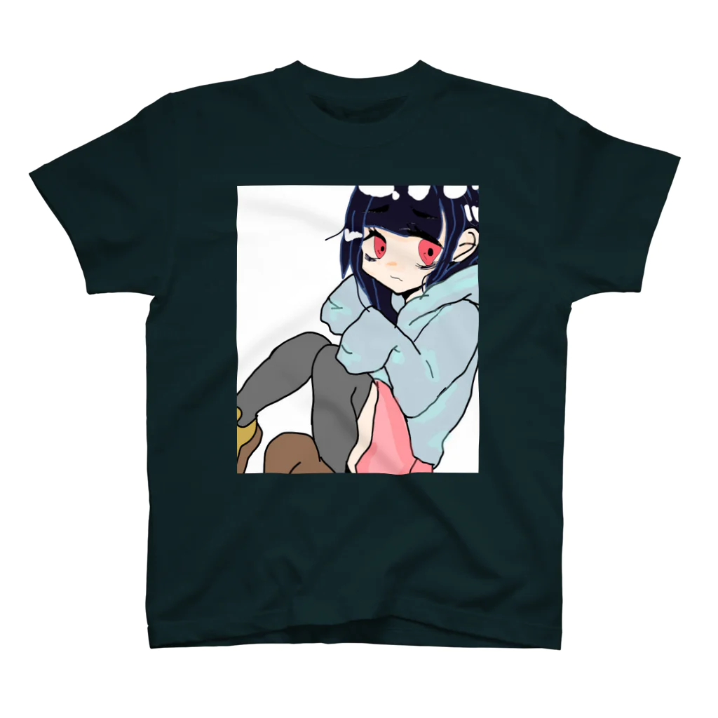 青リンゴのゆめかわいい女の子 スタンダードTシャツ