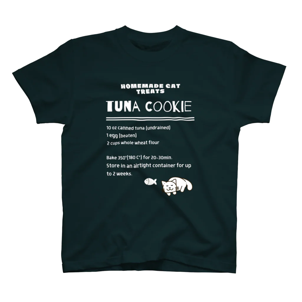 RecipeonのTuna Cookie-Black スタンダードTシャツ