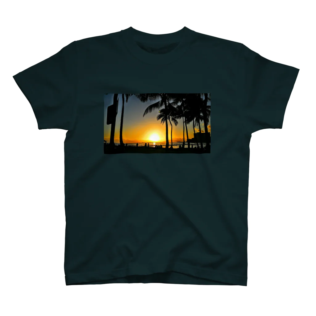 Hawaii Picturesのワイキキ🌅サンセット スタンダードTシャツ