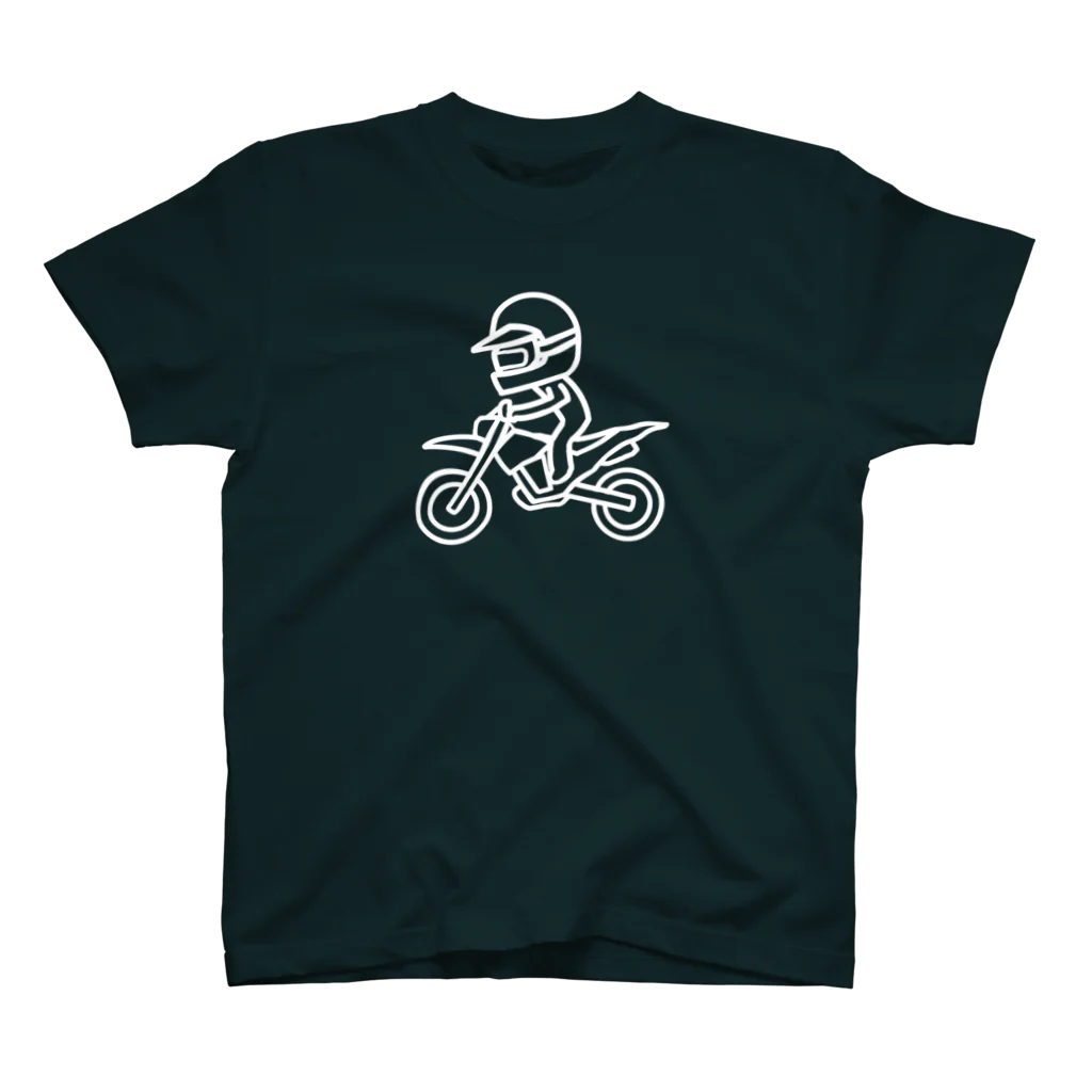 mys工房の泥まみれ(人とバイクだけ) Regular Fit T-Shirt