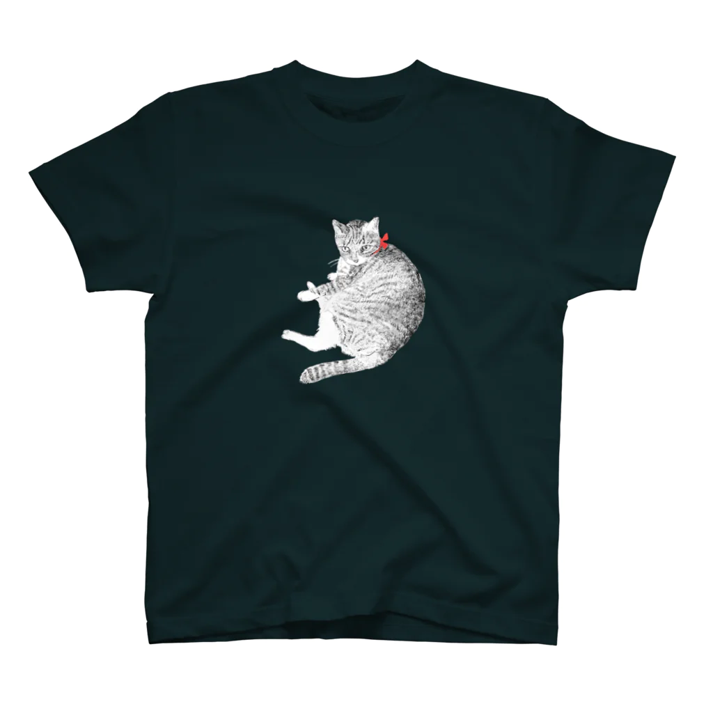 やぎのつのの実家の猫 - のえごろん - スタンダードTシャツ