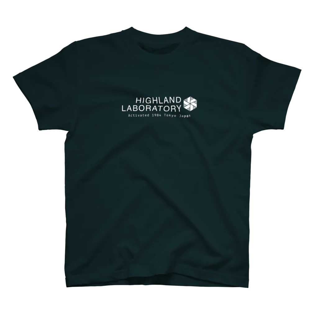 HIGHLAND LABORATORYの濃色　雷鳥チームロゴ スタンダードTシャツ