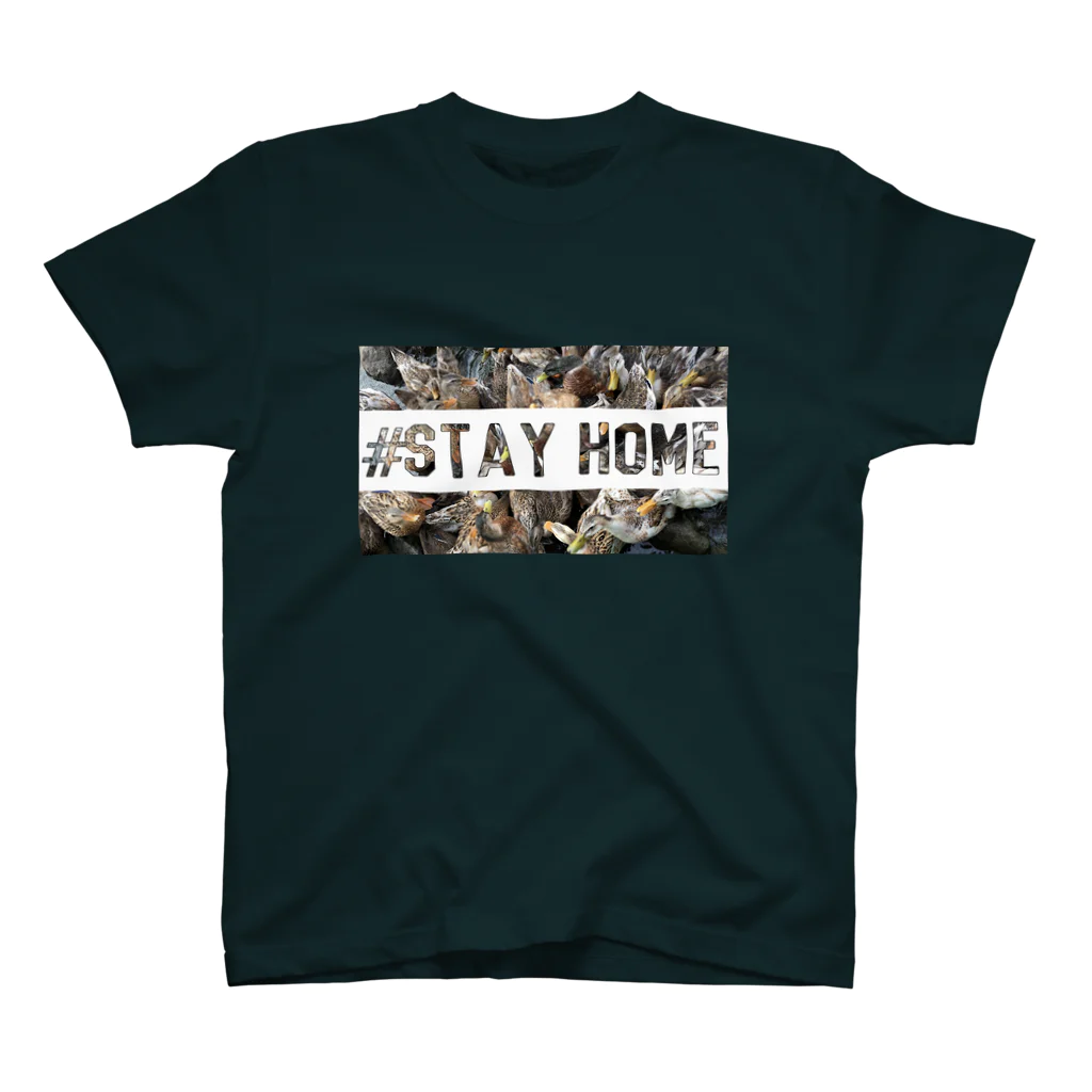 マースィーツの#stay home カモ柄 スタンダードTシャツ