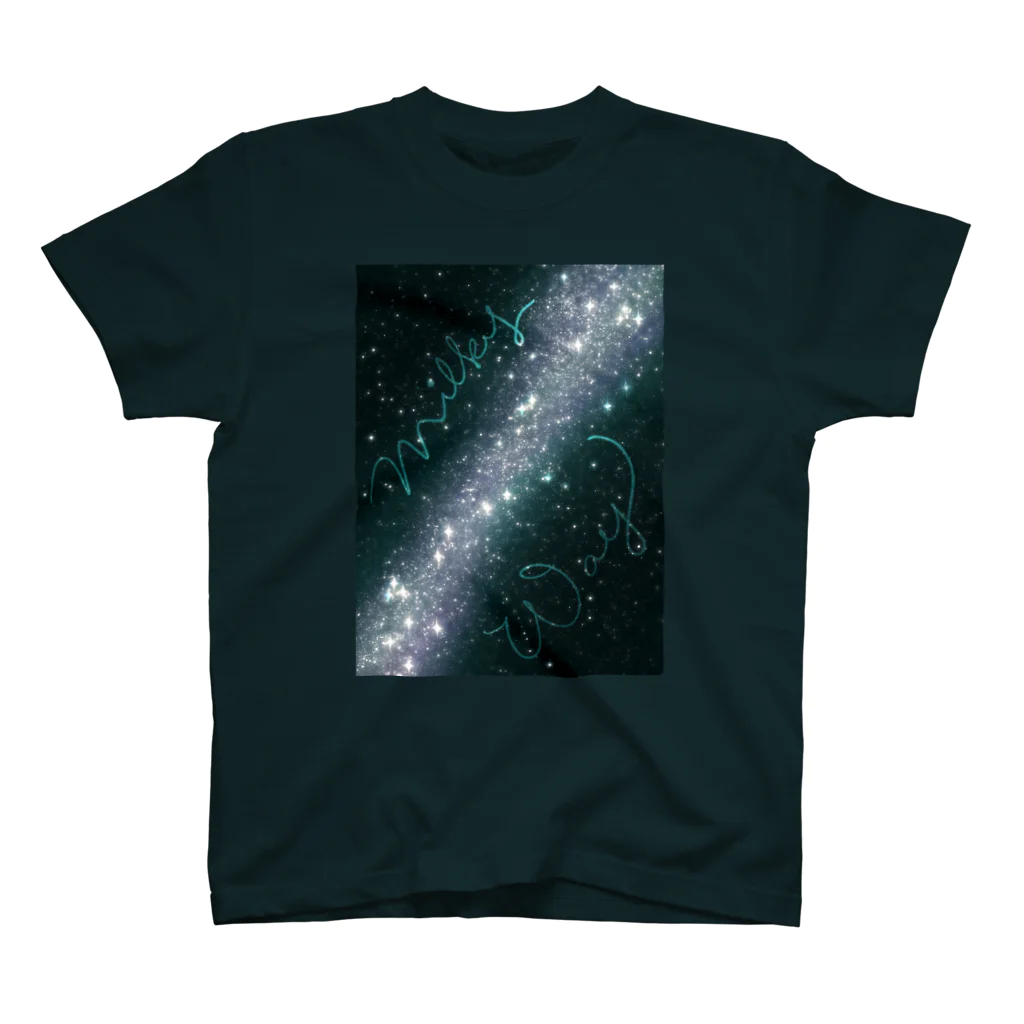 あさぎいろのMilkyWay Regular Fit T-Shirt