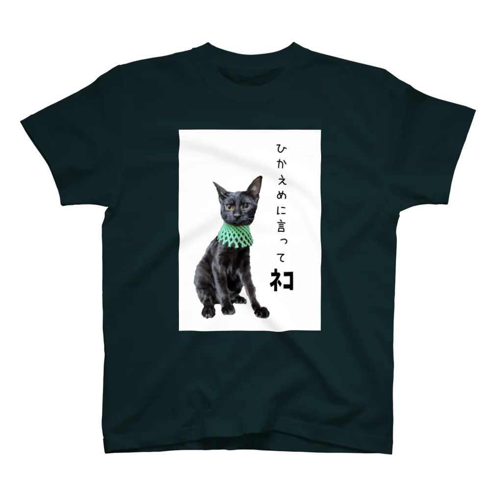 nekoinuitachi-kaori保護猫 TNRなどのひかえめに言ってねこ スタンダードTシャツ