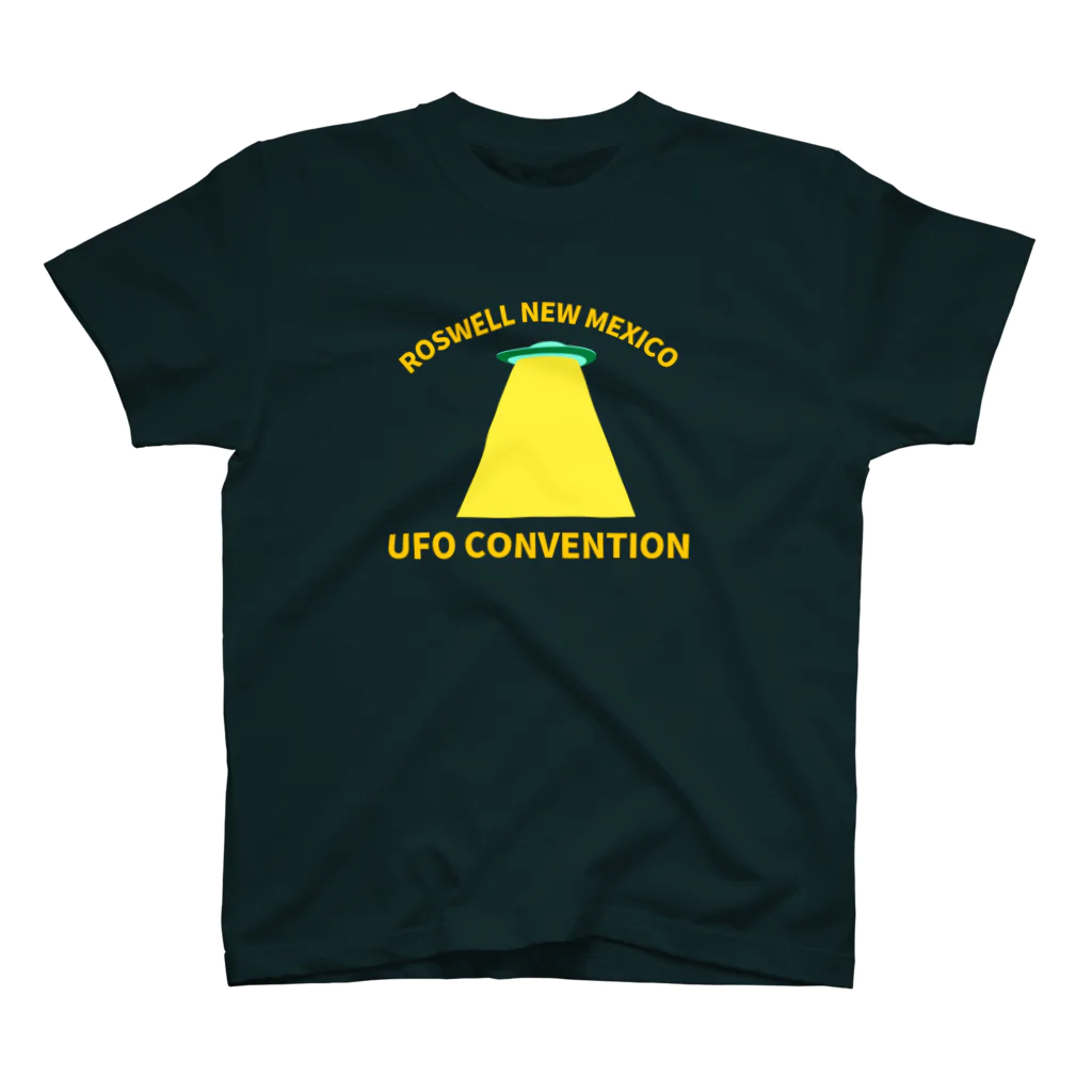 Mystery World Center（ミステリーワールドセンター）のロズウェル　UFOコンベンション② Regular Fit T-Shirt