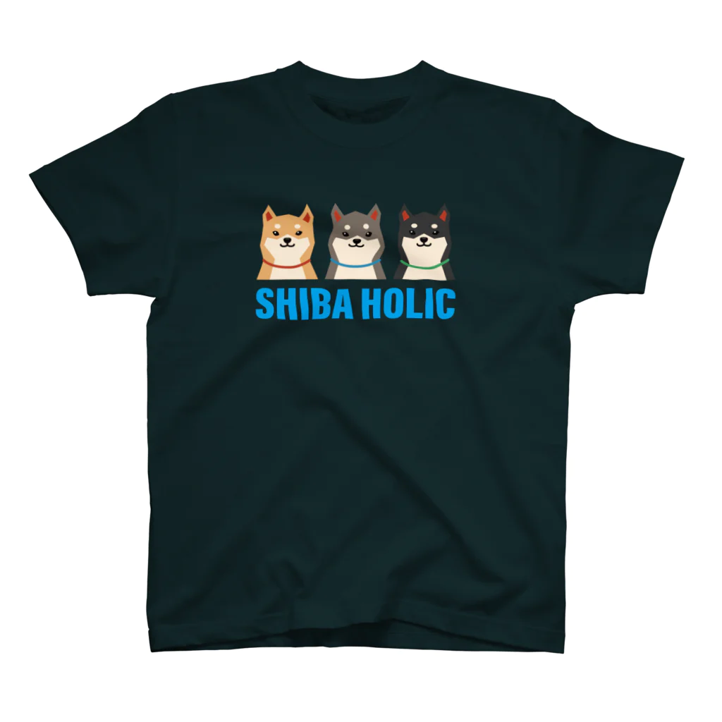しばじるしデザインのSHIBA HOLIC（シバホリック-英） スタンダードTシャツ