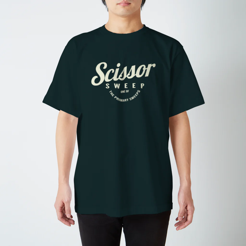 柔術のTシャツ屋のシザースイープ【白文字】 Regular Fit T-Shirt