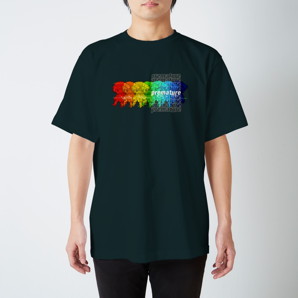 紅白饅頭のレインボー赤谷・時期尚早 Regular Fit T-Shirt