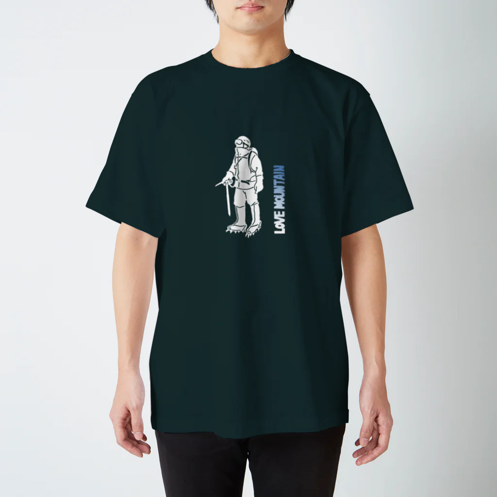 LONE MOUNTAINの雪山クライマー　LM22ｗ-ＷＢ Regular Fit T-Shirt