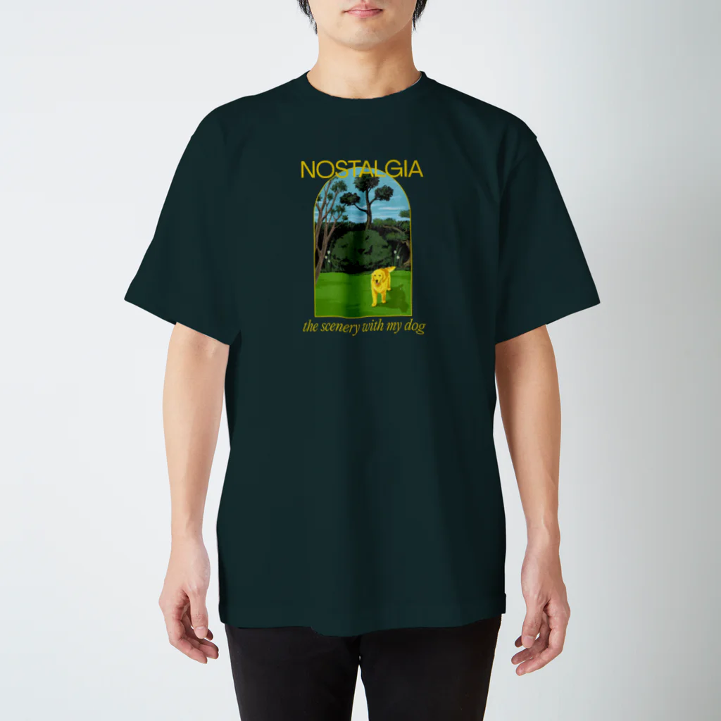 OOKIIINUの犬といた光景 スタンダードTシャツ