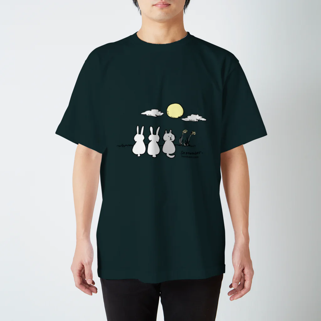 ほっかむねこ屋（アトリエほっかむ）のセプテンバーのネコ Regular Fit T-Shirt