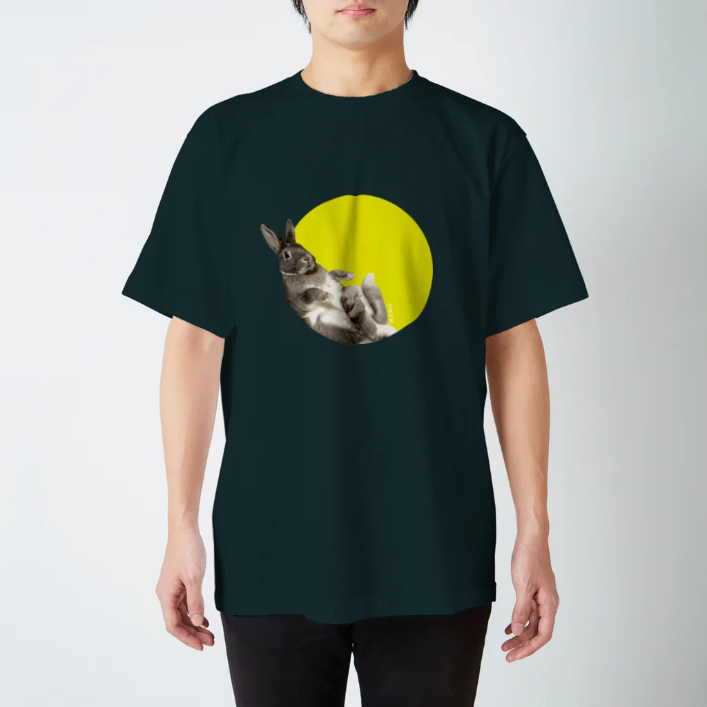 kawano_lonの満月だっこうさぎゆずくん スタンダードTシャツ