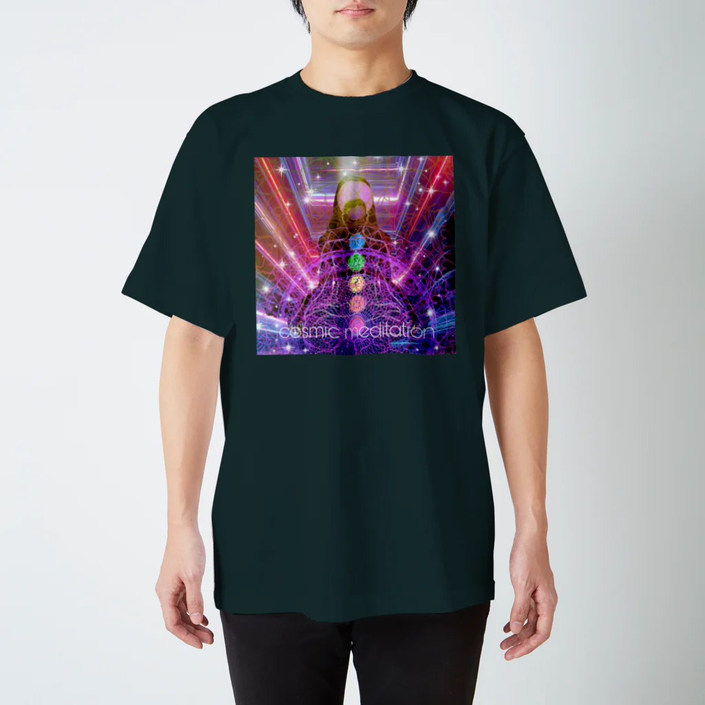 💖宇宙整体♪🌈♪こころからだチャンネル♪💖のcosmic meditation Regular Fit T-Shirt