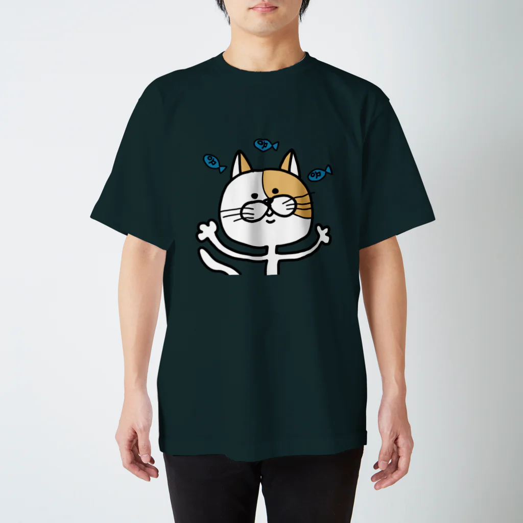 お寿司🍣のネコネコネ スタンダードTシャツ