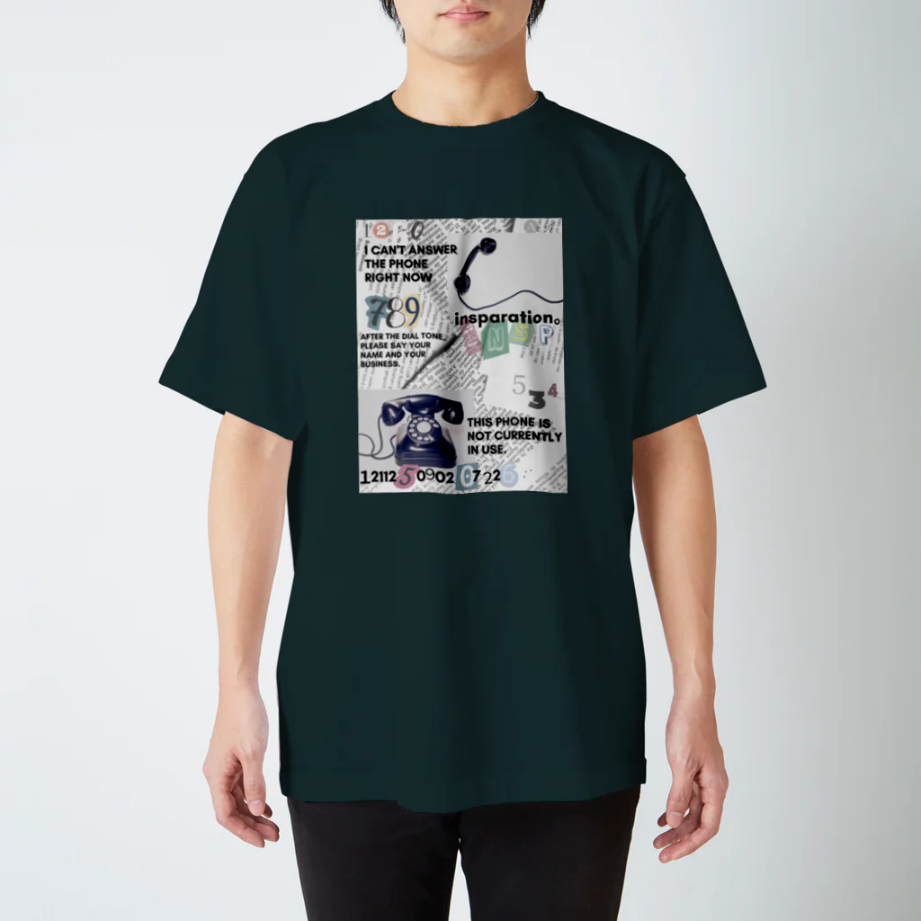 insparation｡   --- ｲﾝｽﾋﾟﾚｰｼｮﾝ｡の只今電話に出ることができません。 スタンダードTシャツ