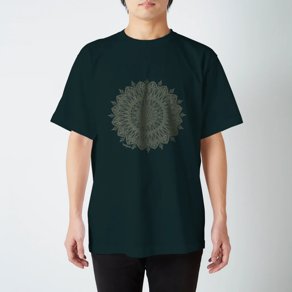 heymar の曼荼羅　スチールカラー Regular Fit T-Shirt