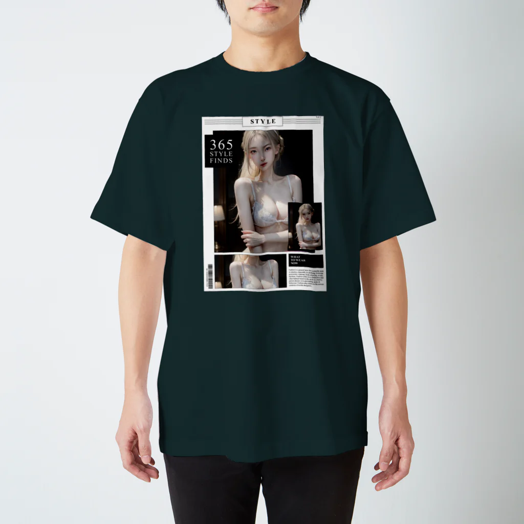 sounya sounyaの美女 図鑑（雪肌） スタンダードTシャツ