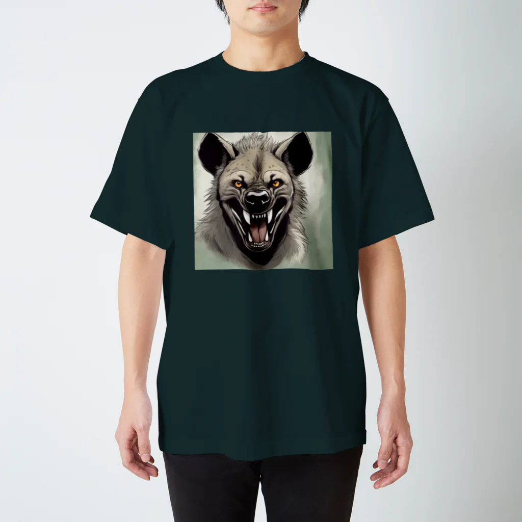 京都イラスト工房の動物シリーズ24：ハイエナ Regular Fit T-Shirt