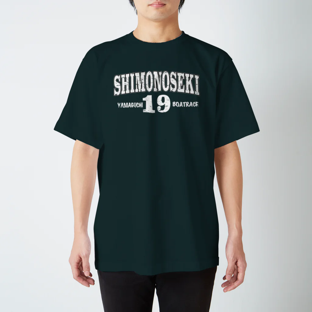 SiXSTORY【ボートレース.競艇グッズ】のSHIMONOSEKIネームグッズ（競艇.ボートレース） Regular Fit T-Shirt