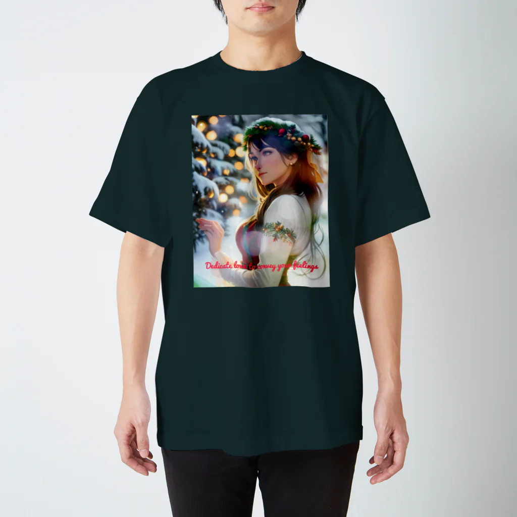 💖宇宙整体♪🌈♪こころからだチャンネル♪💖のDedicate love to convey your feelings スタンダードTシャツ