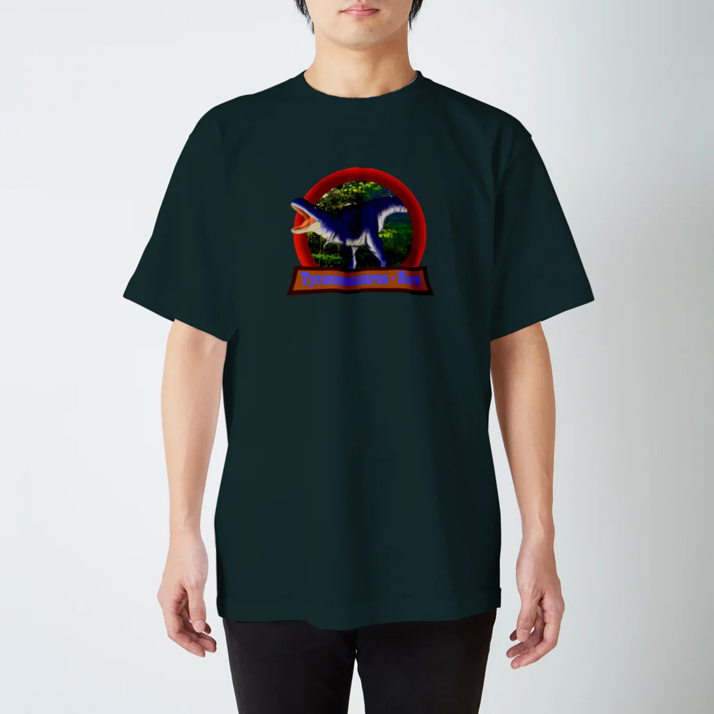 LABOR_STACIOの恐竜マークシリーズ　ティラノサウルス Regular Fit T-Shirt