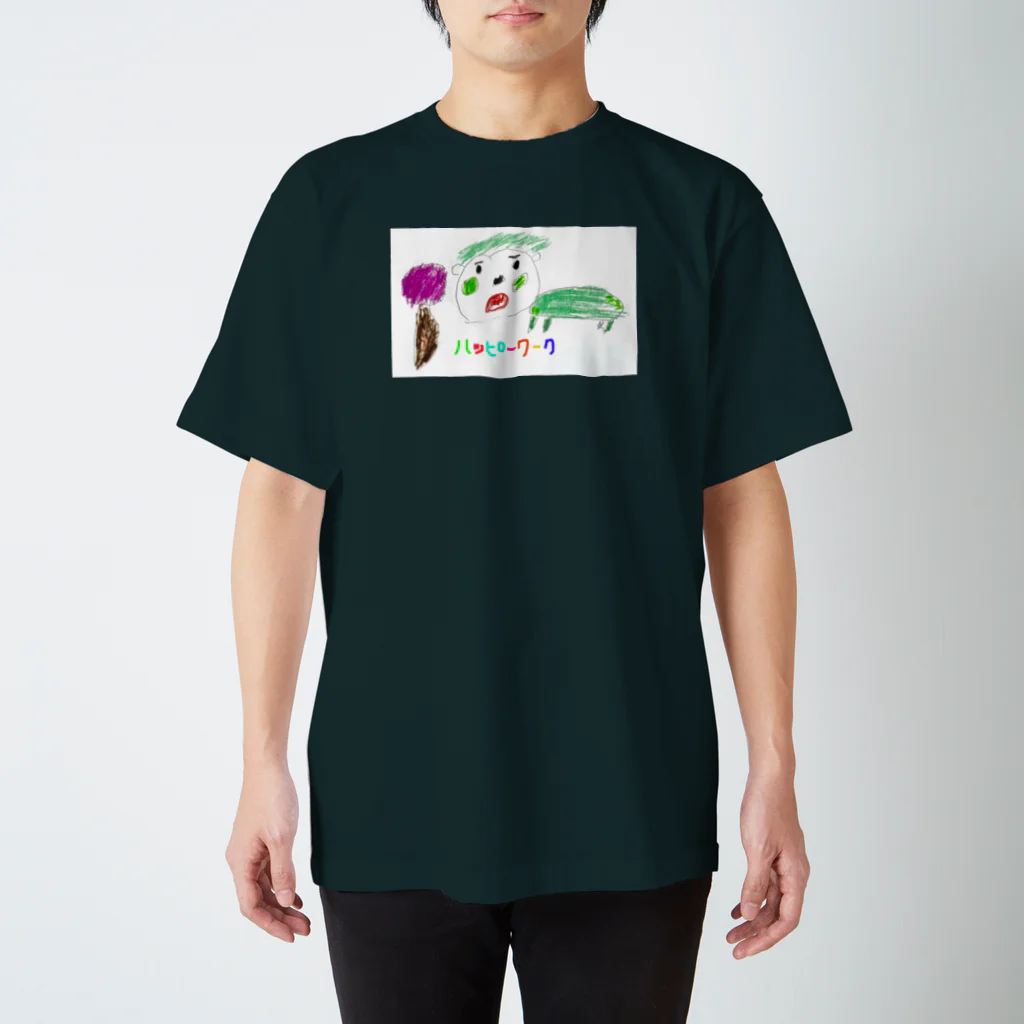 指定就労継続支援Ｂ型事業所ハッピーワークのカエル　ハッピーワーク Regular Fit T-Shirt