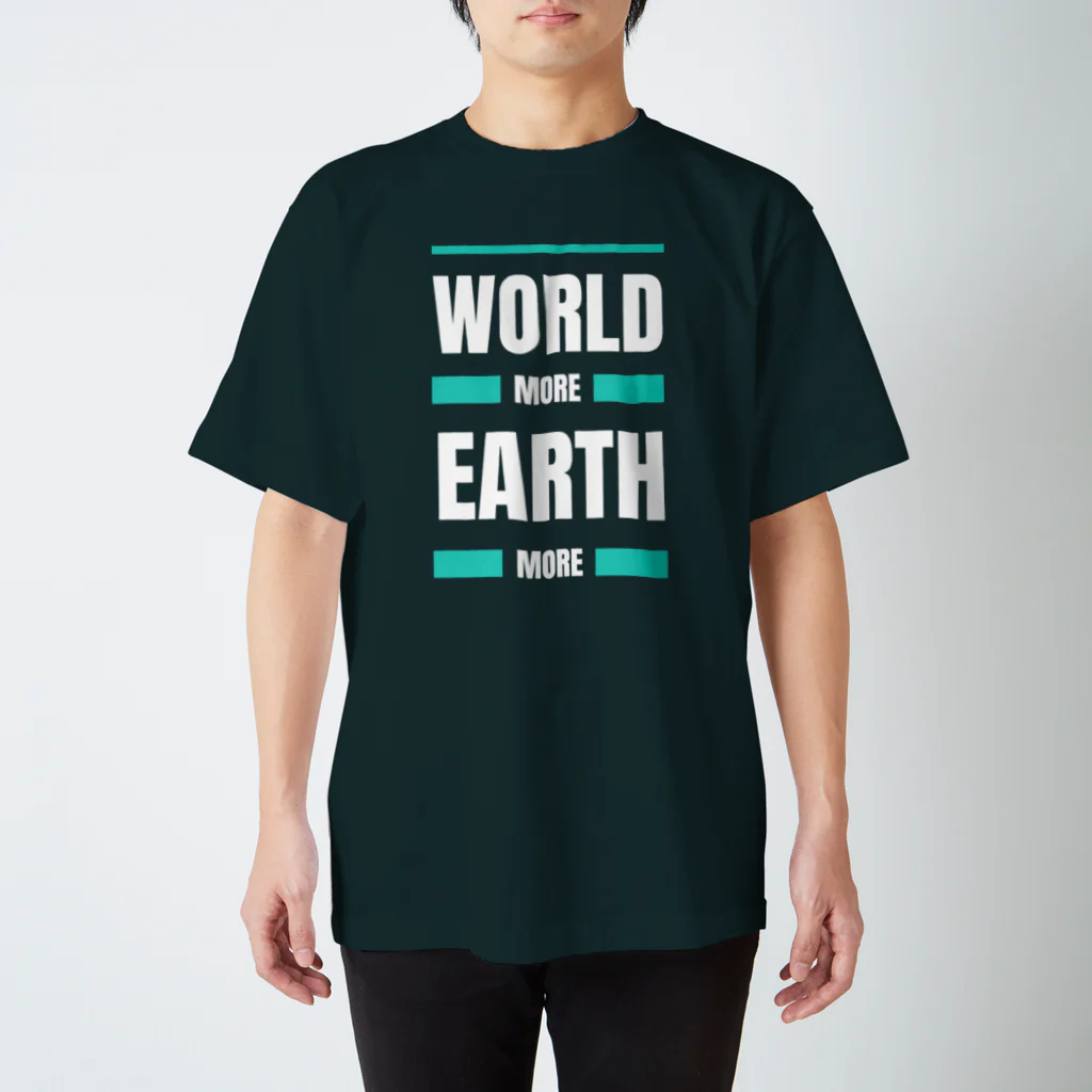 designerk　ＧＰのworld more earth more スタンダードTシャツ