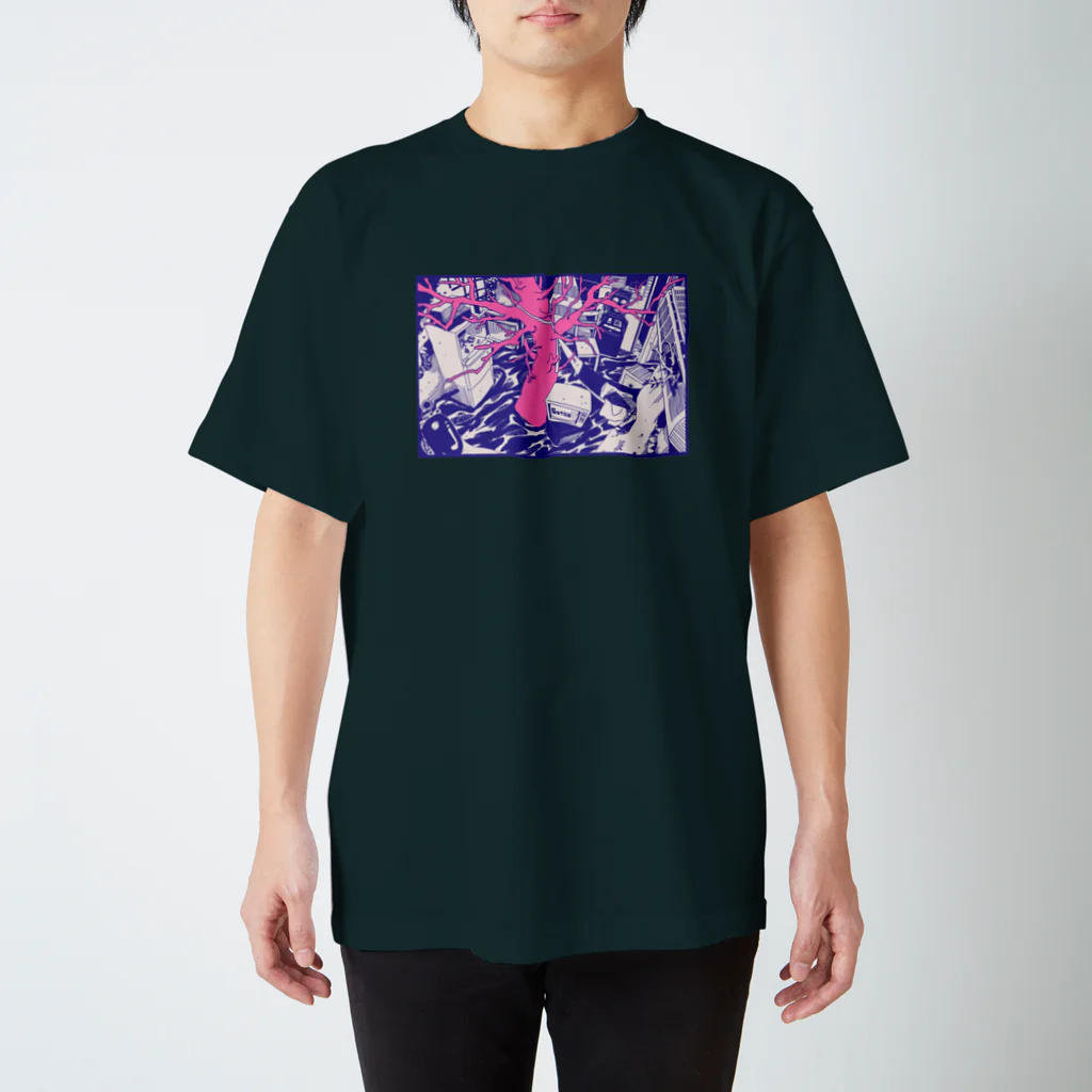 polvereの植木部屋-pink スタンダードTシャツ