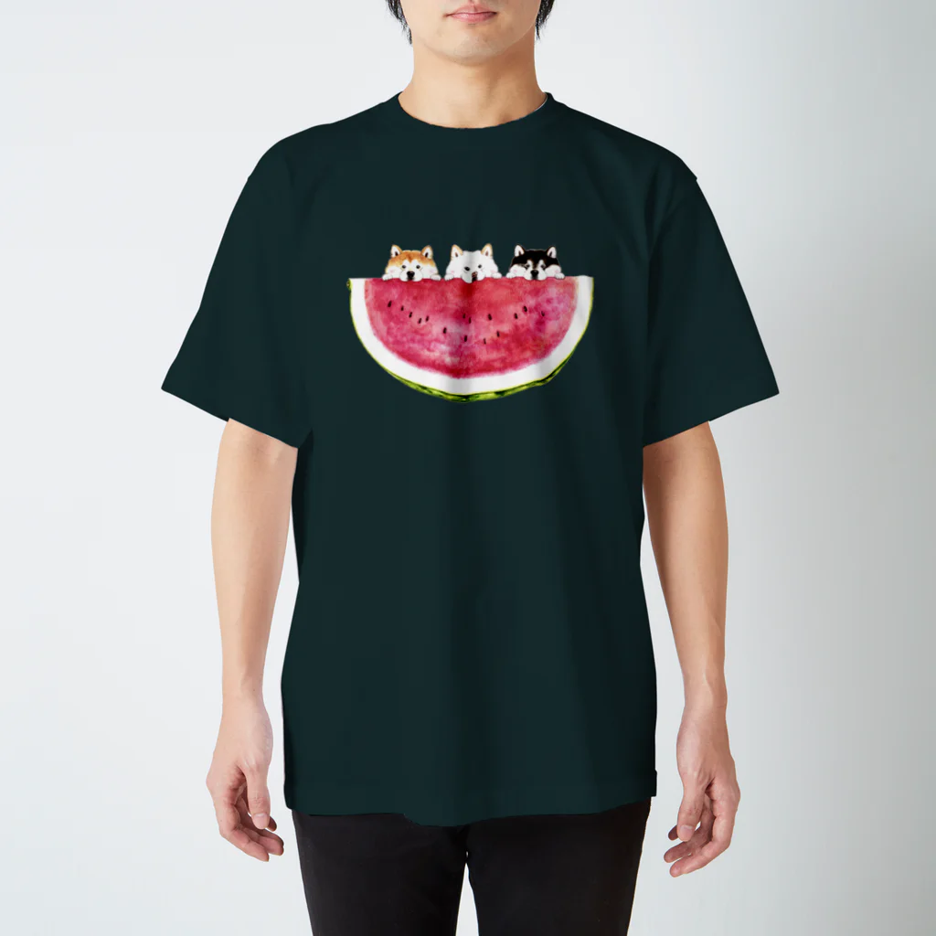 wankorosobaのスイカＴシャツ 티셔츠