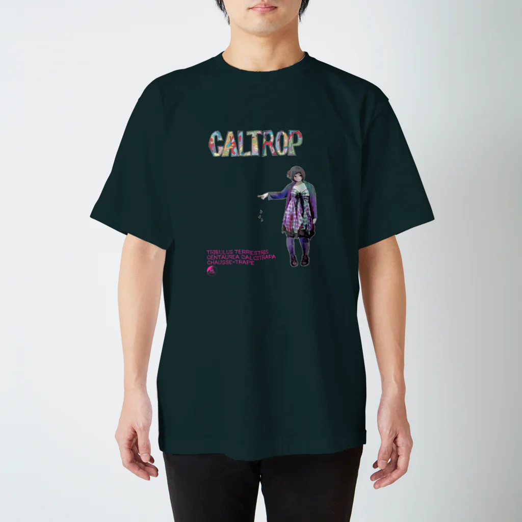 へちま@絵のやつのCALTROPのロゴと高橋さん Regular Fit T-Shirt
