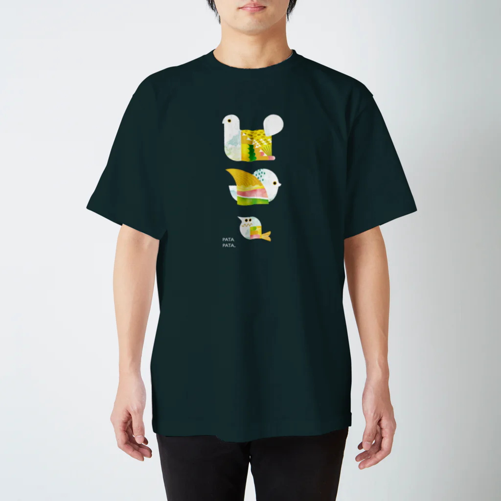 カツキ ミオのパタパタ 鳥 タテバージョン Regular Fit T-Shirt