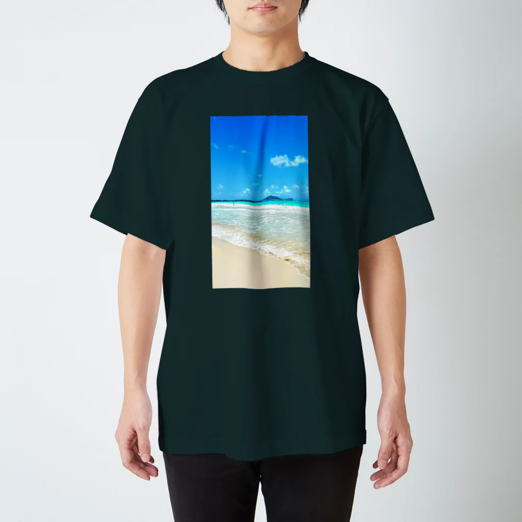 Hawaii Picturesの天国のビーチ🏖 Regular Fit T-Shirt