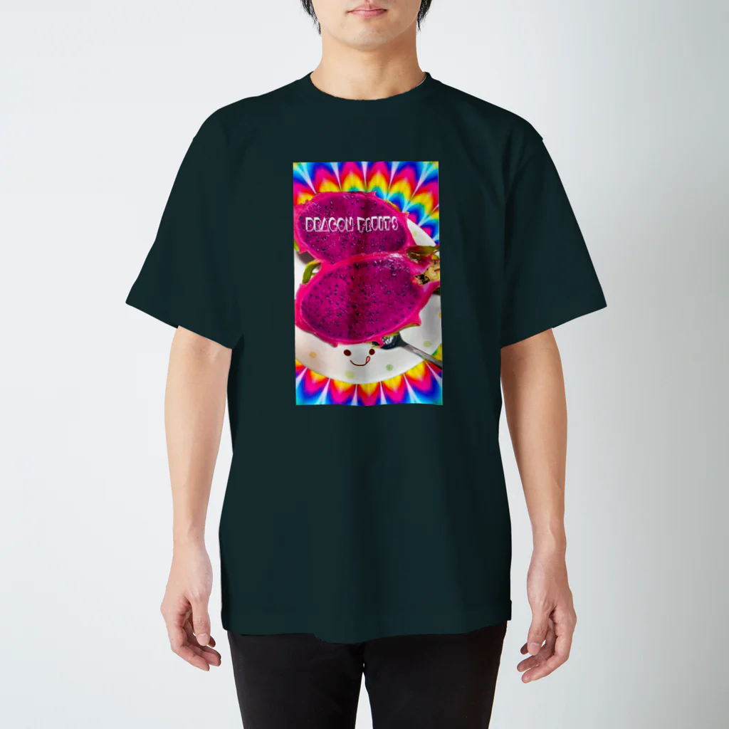 ☆あゆ ころ たろの☆ ハッピーライフのドラゴンフルーツ Regular Fit T-Shirt