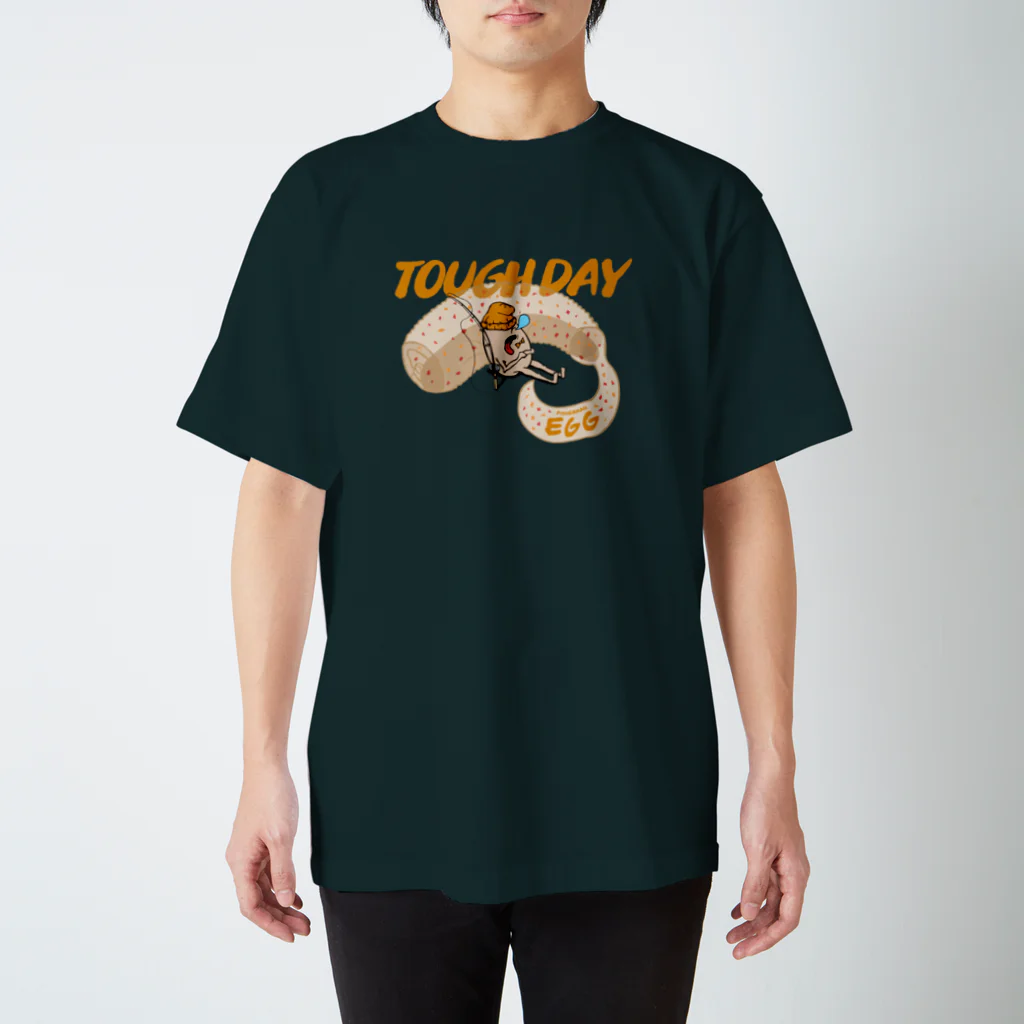 FISHERMAN EGGのEGG AJITAMA TOUGH DAY スタンダードTシャツ