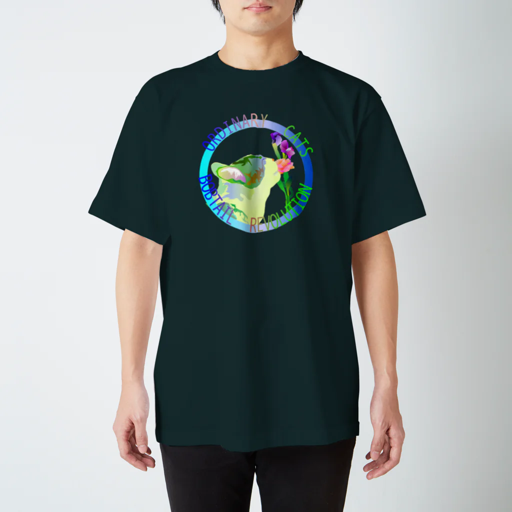 『NG （Niche・Gate）』ニッチゲート-- IN SUZURIのOrdinary Cats06h.t.(冬) スタンダードTシャツ