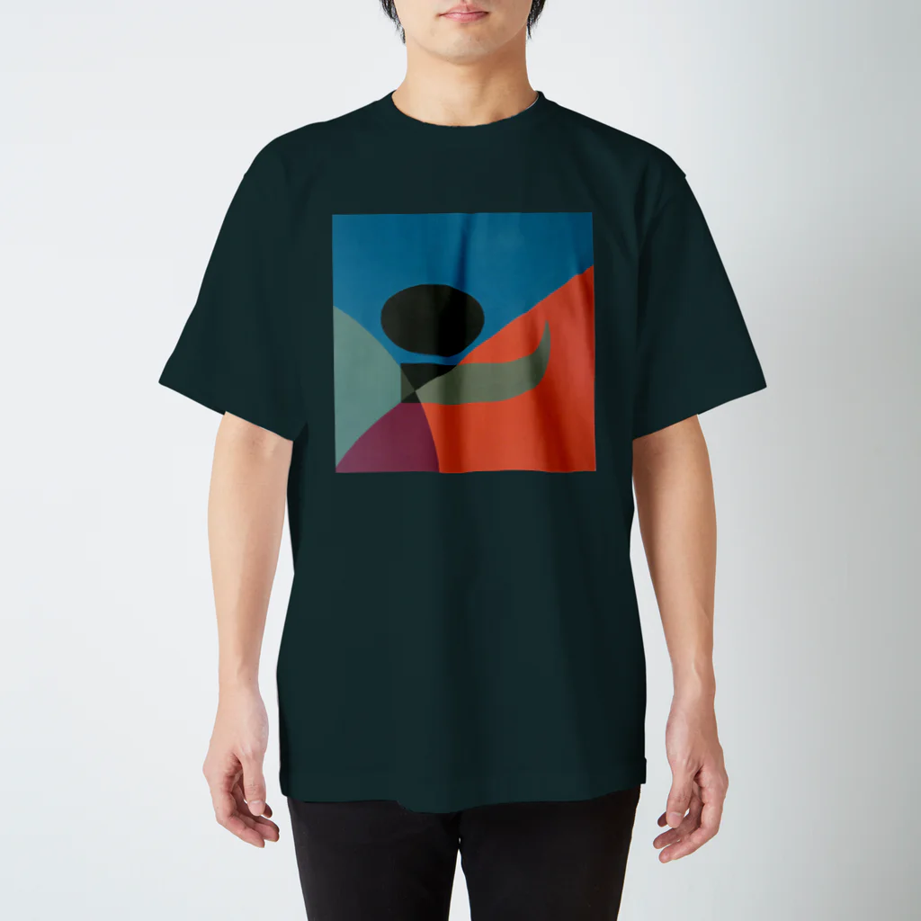 レターオールソーツのKaleidoscope 万華鏡 Katakana series ン スタンダードTシャツ