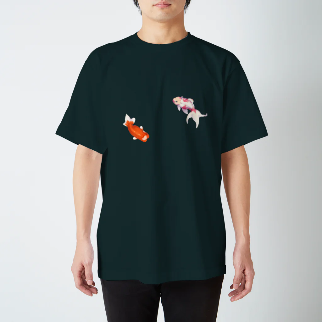 藤錦 庭園魚店の藤錦　オリT スタンダードTシャツ