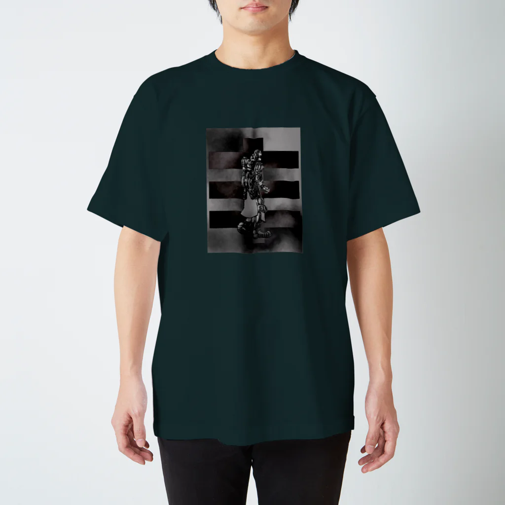 tea-maのデジタリアンGモノクローム Regular Fit T-Shirt