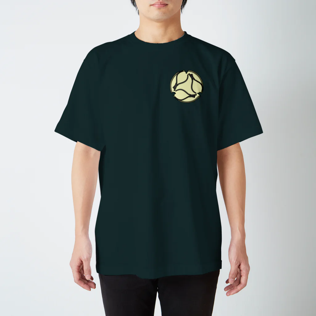 新商品PTオリジナルショップの改札鋏と碓氷線三駅鋏痕 Regular Fit T-Shirt