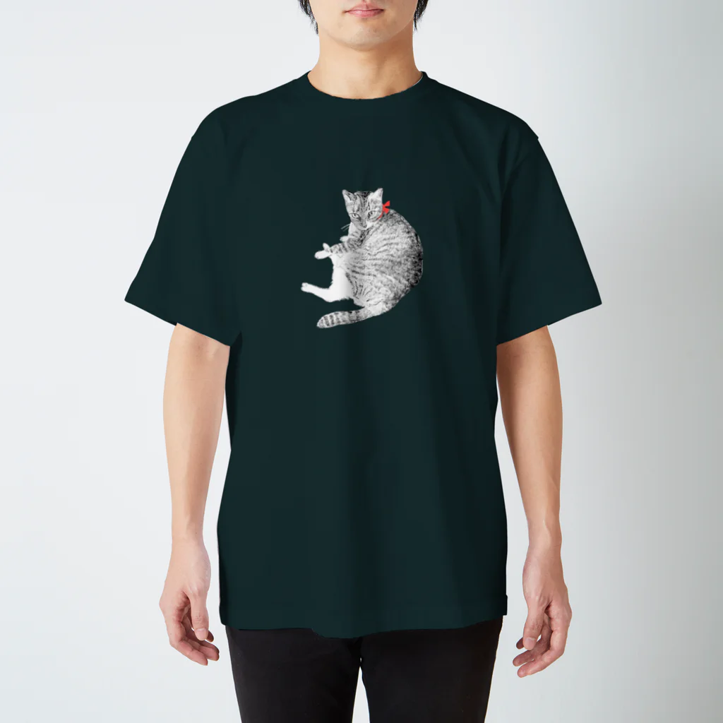 やぎのつのの実家の猫 - のえごろん - スタンダードTシャツ