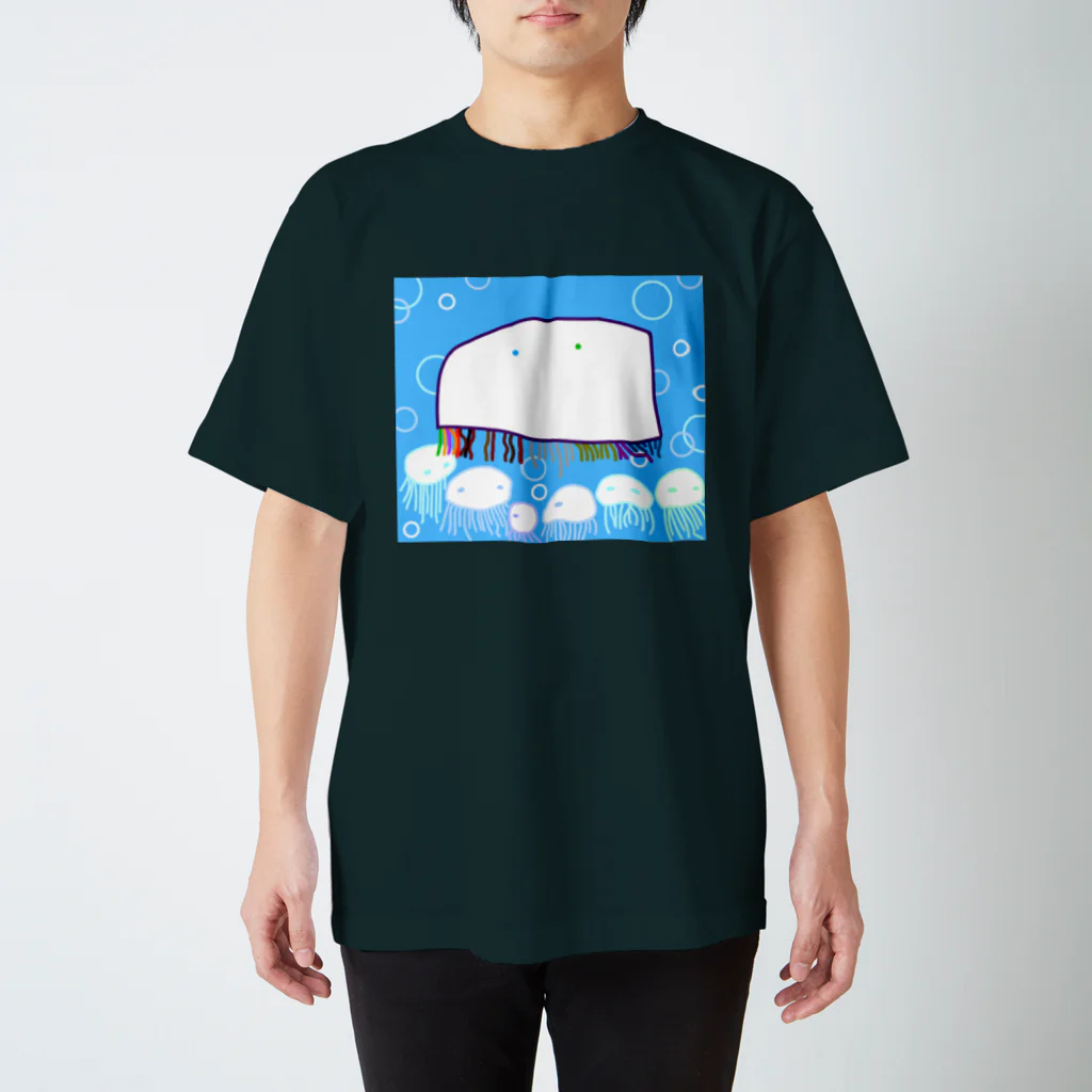 なないろlatte*のくらげいっぱい スタンダードTシャツ