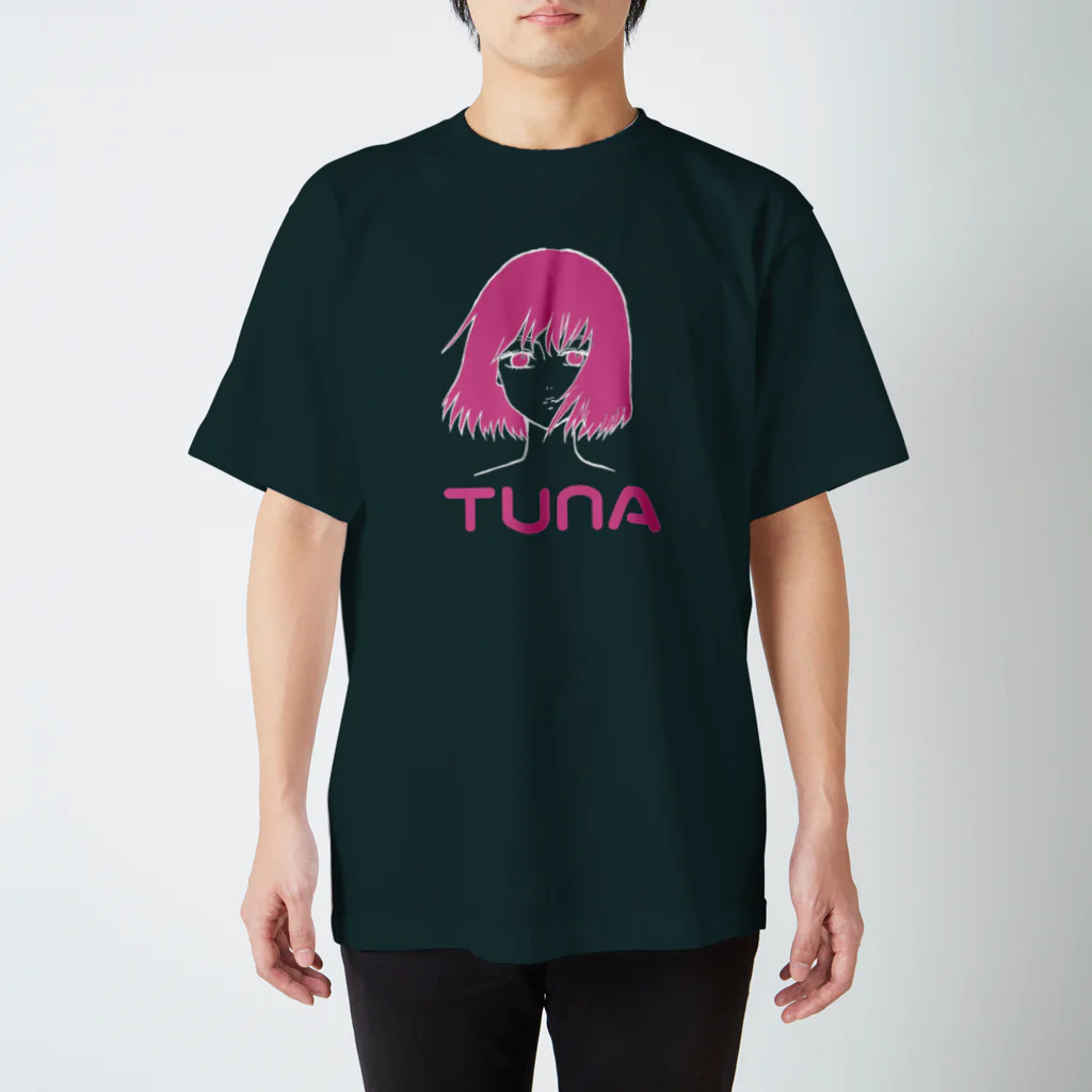 osushiのTUNAピンク スタンダードTシャツ