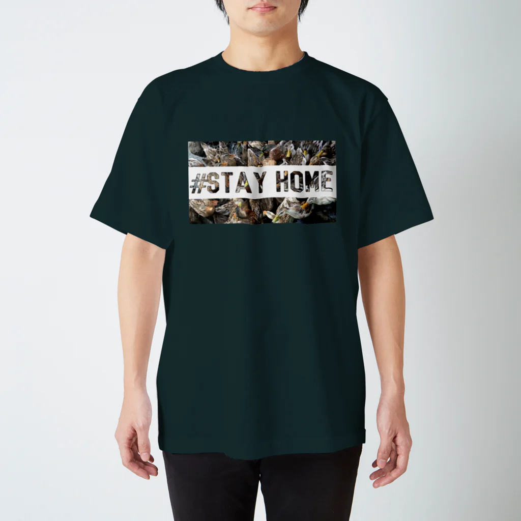 マースィーツの#stay home カモ柄 スタンダードTシャツ