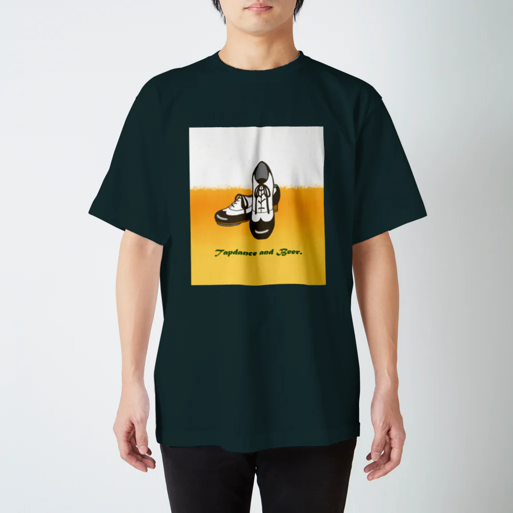 喫茶・シャム猫のTapdance&Beer スタンダードTシャツ