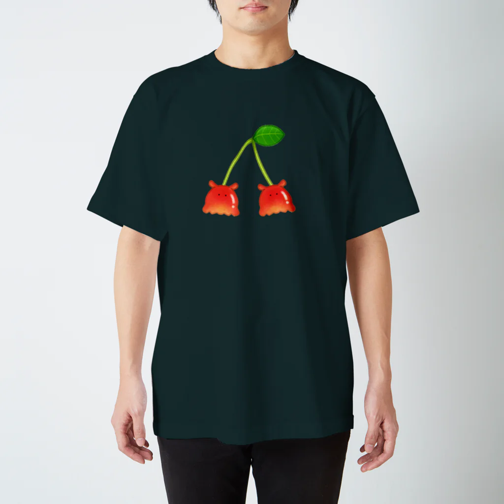 まようりのさくらんぼなメンダコ スタンダードTシャツ