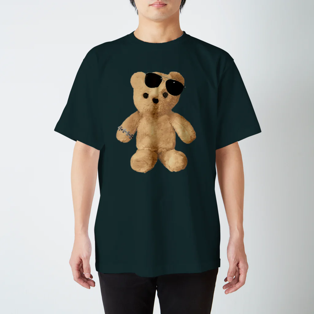 💜Salon de Lucia💜のTeddy with Glasses Regular Fit T-Shirt