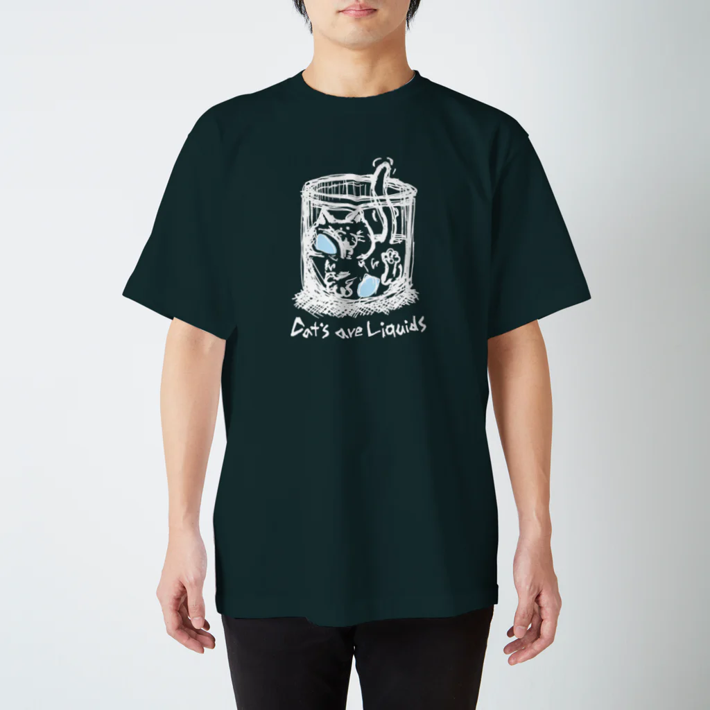 YasuのCat's are Liquids Regular Fit T-Shirt